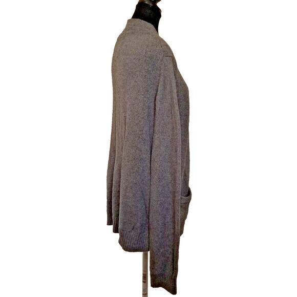 H&M L.O.G.G Men's Career Grey Lightweight Cardigan Button Front Sweater Size XL - Picture 4 of 6